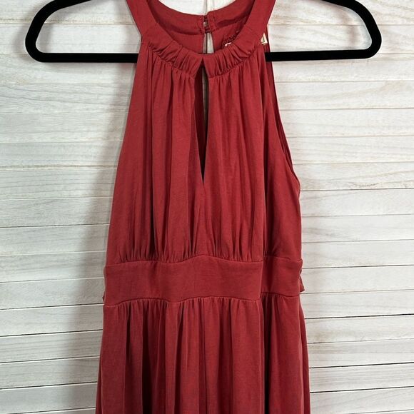 Anthropologie Moulinette Soeurs Ermita Halter Wide Leg Jumpsuit Small - Picture 5 of 13